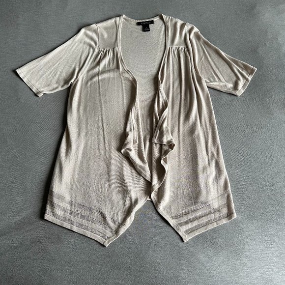 LIKE NEW WHBM Taupe Cardigan - Picture 1 of 4